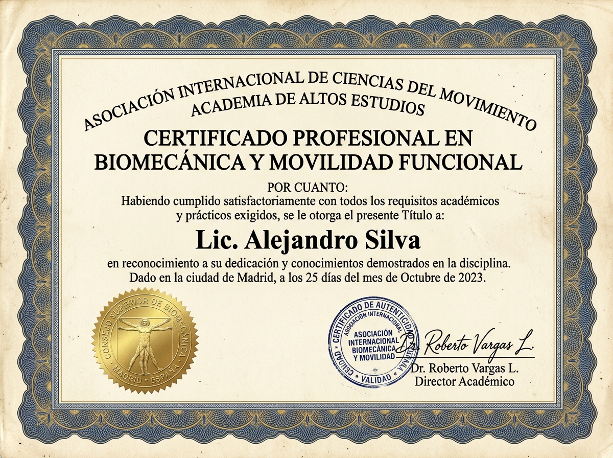 Diploma en Biomecánica y Movilidad Pélvica